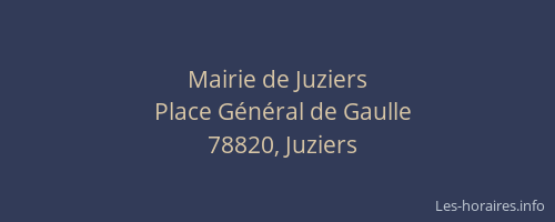 Mairie de Juziers
