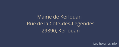 Mairie de Kerlouan