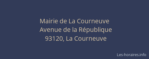 Mairie de La Courneuve
