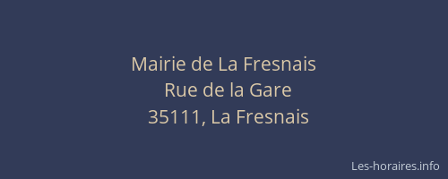 Mairie de La Fresnais