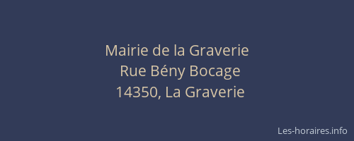 Mairie de la Graverie