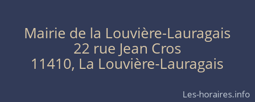 Mairie de la Louvière-Lauragais
