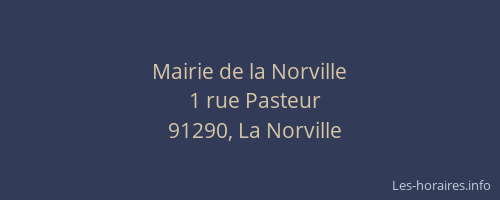 Mairie de la Norville