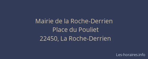 Mairie de la Roche-Derrien