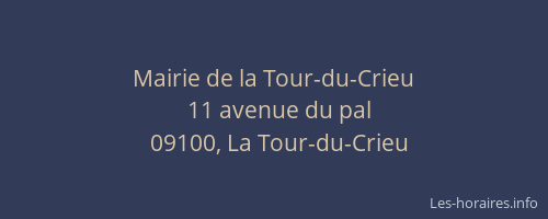 Mairie de la Tour-du-Crieu