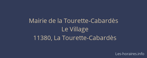 Mairie de la Tourette-Cabardès
