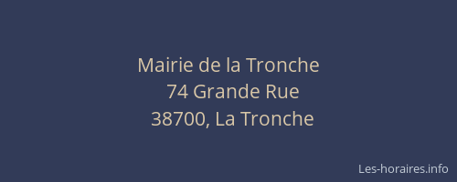Mairie de la Tronche