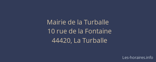 Mairie de la Turballe