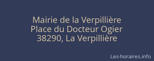 Mairie de la Verpillière