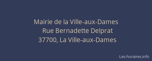 Mairie de la Ville-aux-Dames