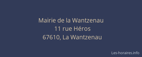 Mairie de la Wantzenau