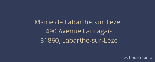 Mairie de Labarthe-sur-Lèze