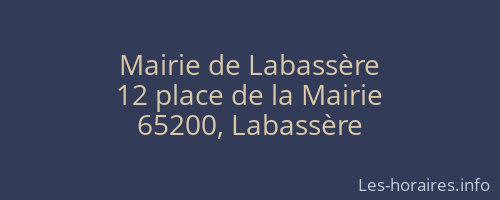 Mairie de Labassère