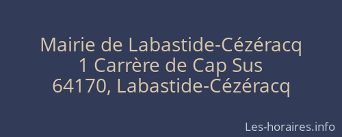 Mairie de Labastide-Cézéracq