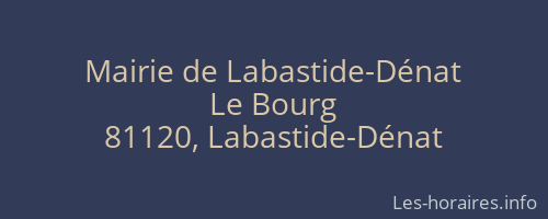 Mairie de Labastide-Dénat