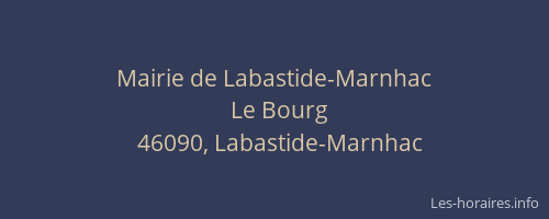Mairie de Labastide-Marnhac