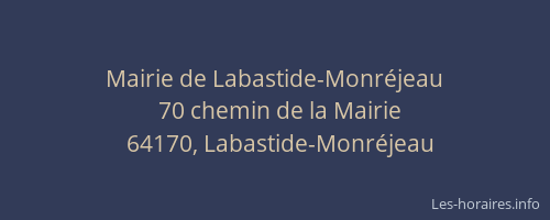 Mairie de Labastide-Monréjeau