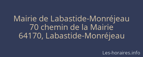 Mairie de Labastide-Monréjeau