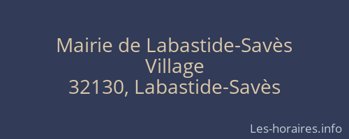 Mairie de Labastide-Savès