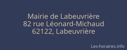 Mairie de Labeuvrière