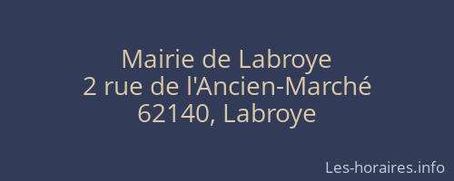 Mairie de Labroye