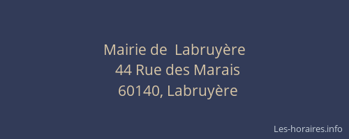 Mairie de  Labruy&egrave;re