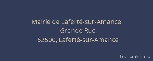 Mairie de Lafert&eacute;-sur-Amance