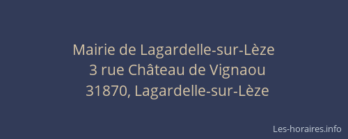 Mairie de Lagardelle-sur-Lèze