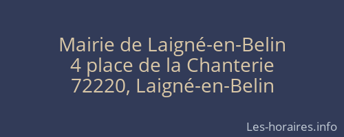 Mairie de Laigné-en-Belin