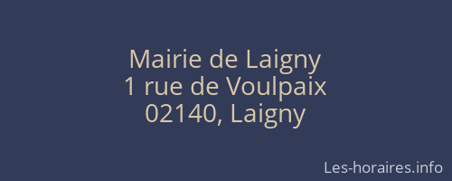 Mairie de Laigny