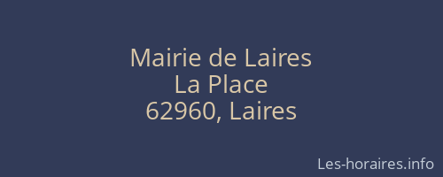 Mairie de Laires