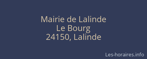 Mairie de Lalinde