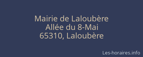 Mairie de Laloubère