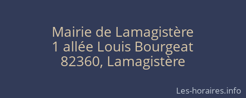 Mairie de Lamagistère