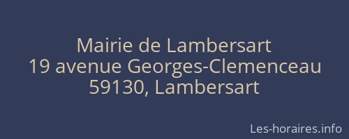 Mairie de Lambersart