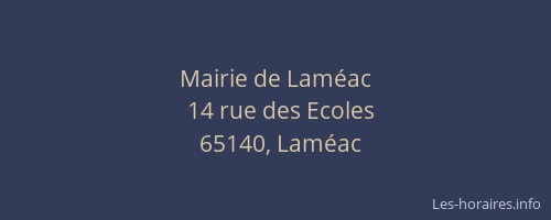 Mairie de Laméac