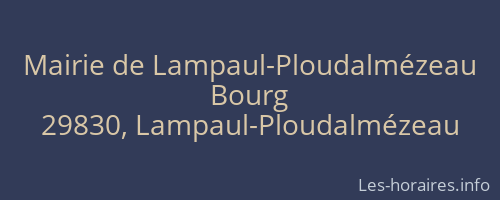 Mairie de Lampaul-Ploudalmézeau