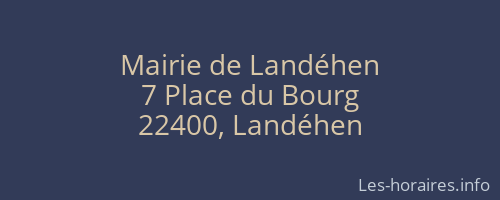 Mairie de Landéhen