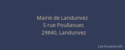 Mairie de Landunvez
