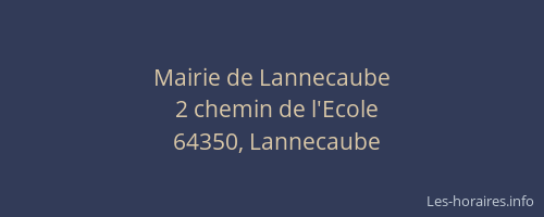 Mairie de Lannecaube
