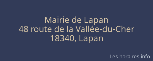 Mairie de Lapan