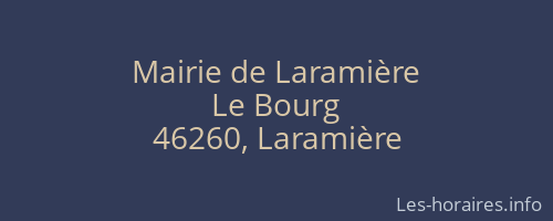 Mairie de Laramière