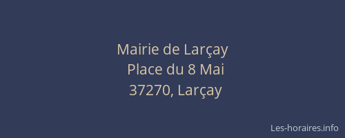 Mairie de Lar&ccedil;ay