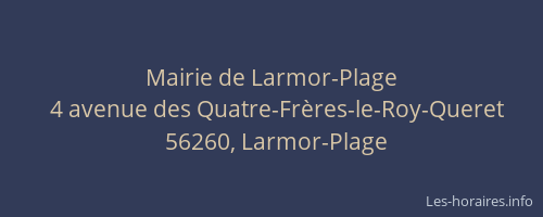Mairie de Larmor-Plage