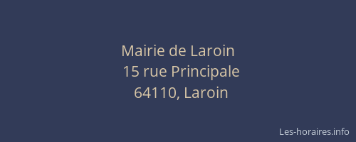 Mairie de Laroin