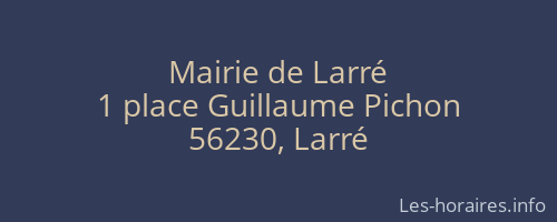 Mairie de Larré
