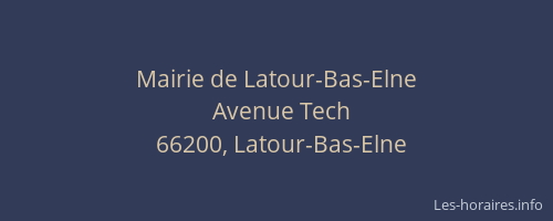 Mairie de Latour-Bas-Elne