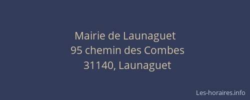 Mairie de Launaguet