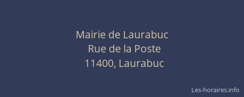 Mairie de Laurabuc