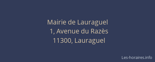 Mairie de Lauraguel